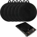 6 pi�ces de protection pour plaque de cuisson � induction �lectrique, en silicone antid�rapant, protection ...