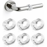Aougo - 6 pices protection poignee porte, butes de porte, protge poigne porte trs lastique, protection ...