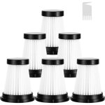 6 pi�ces de rechange de filtre hepa et 1 pi�ce de brosse de nettoyage pour moosoo k12, k12 pro, k13 aspirateur ...