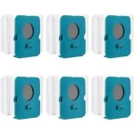 6 pi�ces sac � poussi�re clean station pour samsung bespoke vs20a95923w, sacs de rechange pour aspirateur, ...