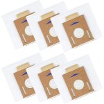 6 pi�ces sacs � poussi�re ensemble d'accessoires pour aspirateur robot ecovacs deebot ozmo t8, t8 aivi, ...