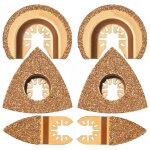 6 pi�ces scie oscillantes en carbure de diamant pour bosch chicago craftsman dewalt dremel fein genesis ...