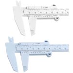 6 pouces 150 mm mini pied � coulisse en plastique � double �chelle pied � coulisse, outil de mesure de ...