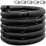 6. tuyau de piscine de diamtre 32 mm avec collier de serrage, outil de nettoyage de tuyau de remplacement ...