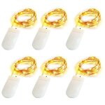 6 x guirlande lumineuse guirlande lumineuse 30leds 3m fil d'argent � piles cr2032 (inclus) pour f�te ...