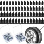 60 pi�ces clous en caoutchouc de pneu sous vide, clou reparation pneu pour kit reparation pneu voiture, ...