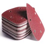 60 pices feuilles abrasives de dtail de souris, 5 trous patin de ponceuse auto - agrippante assortiment ...