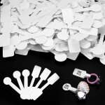 600 pi�ces �tiquettes de prix autocollantes vierges pour bijoux, autocollantes �tiquettes pour colliers, ...