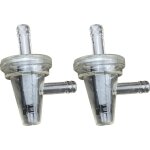 60470101120 lot de 2 filtres  essence pour moto, snowmobile et cyclomoteur, filtre  carburant transparent, ...