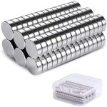 60pcs petits aimants de frigo, 6mm x 3mm, mini, puissant punaise m�talliques pour r�frig�rateur, images, ...