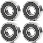6201 - 2rs roulement  billes 12 x 32 x 10 mm - double joint d'tanchit en caoutchouc - abec 5 - roulement ...