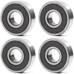 6201 - 2rs roulement � billes 12 x 32 x 10 mm - double joint d'�tanch�it� en caoutchouc - abec 5 - roulement ...