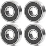 6201 - 2rs roulement � billes 12 x 32 x 10 mm - double joint d'�tanch�it� en caoutchouc - abec 5 - roulement ...