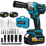 650n 2x3. 0 ah batteries 33 accessoires cl  chocs lectrique 1 / 2'pouces adapte aux sites de rparation ...