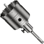 65mm scie � cloche tr�pan b�ton , avec tige 110mm et foret de centrage110mm, couronne carotteuse, scies ...