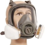 6800 masque respiratoire int�gral, casque de protection faciale pour peindre, vapeur et poussi�re organiques, ...