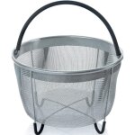 6l panier � vapeur en inox accessoires cookeo pour la cuisson des l�gumes et des aliments(noir)
