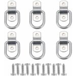 6pcs d anneau d'arrimage anneau d'ancrage de charge ancrage de remorque anneau d'arrimage forg avec ...