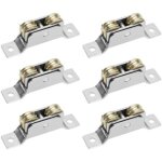 6pcs doubles rouleaux porte coulissante fen�tre roue porte fen�tre double roulement de roue roue pour ...