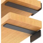 6pcs equerre etagere murale, supports equerre etagere, equerre charge lourde support �querre �tag�re, ...