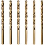 6pcs m35 foret cobalt metal h�lico�daux, 2mm hss forets meche metal professional pour inox alliage alliage ...