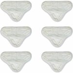 6pcs microfibre vadrouilles � vapeur tampons de nettoyage vadrouille � vapeur de remplacement compatible ...