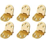 6pcs plat porte cabinet pliable charnières tanble, table machine coudrecharnière flip pliable alliage ... 6pcs plat porte cabinet pliable charnières tanble, table machine coudrecharnière flip pliable alliage ...