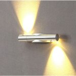 6w 2 led applique murale intrieur eclairage mural moderne en aluminium lampe murale luminaire up down ...