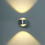 6w applique murale moderne lampe murale d'int�rieur applique murale en aluminium et m�tal, 3000k, pour ...
