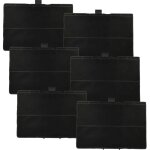 6x filtres � charbon actif compatible avec siemens lc97bb520 / 03, lc97bb520, lc97bb520 / 02, lc97bb520 ...