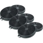 6x filtres � charbon actif compatible avec whirlpool akr 563, akr 590, akrr 638, akrr 906, akr 551 ja, ...