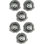 6x lame de rasoir coupante compatible avec philips s3510, s3333, s3350, s3510 / 06, s3310, s3520, s3520 ...