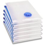 6x sac de rangement sous vide housse aspiration compression vtements80x120 cm - tolletour