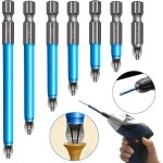 7 pcs magn�tiques tige hexagonale antid�rapante foret anti - d�rapant magn�tique l�ger durable pour tournevis ...