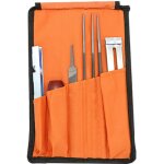 7 pices affteuse de trononneuse avec limes rondes et plates - guide, poigne, calibre et rangement ...