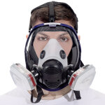 7 pi�ce costume peinture pulv�risation peinture bois pour masquemasque complet masque respiratoire