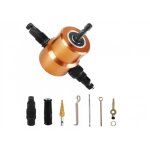 7 pi�ces grignoteuse tole electrique metal kit, double t�te coupe tole pour perceuse, r�glable � 360 ...