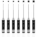 7 pi�ces tournevis hexagonal - kit d'outils de tournevis rc (0, 9 mm 1, 27 mm 1, 3 mm 1, 5 mm 2, 0 mm ...