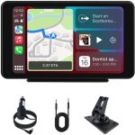 7 pouces ecran voiture avec carplay sans fil android auto, cran tactile ips autoradio car play avec ...