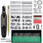 70 pc ensemble mini stylo de gravure de contr�le de vitesse �lectrique 70 ensembles noir standard europ�en ...