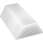 70 pi�ces 7x150mm transparente b�tons de colle chaude pour pistolet � colle chaude - ahlsen
