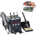 700w station de soudage et de fer � souder � air chaud, 2 en 1 fer a souder pour le dessoudage station ...