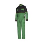 Issaline 7070 - 027 salopette de travail bicolore vert / noir m