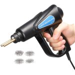 70w soudure plastique, kit reparation plastique avec 4 sortes agrafeuse chaud pour rparation de pare ...