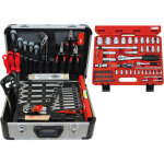 Famex - 729 - 18 caisse � outils professionnels - boite � outils - malette � outils en aluminium avec ...