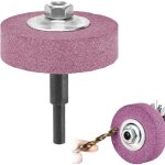 75 mm od 10 mm id rouge clairadaptateur de meule et meule pour perceuse, t�te de meulage en m�tal, conversion ...