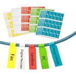 750 pcs Étiquettes de câble auto - adhésives Étiquette de fil Étanche résistant À la déchirure marqueur ... 750 pcs Étiquettes de câble auto - adhésives Étiquette de fil Étanche résistant À la déchirure marqueur ...