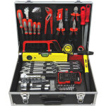 755 - 59 boite  outils, coffret  outils, malette, valise  outils en aluminium, 119 - / total 162 - ...