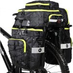 75l sacoche v�lo porte - bagage arri�re, sac de cadre velo 3 en 1, sacoche de si�ge arri�re de v�lo avec ...