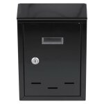 Bo�te aux lettres 285x200x60mm noire 78540 vorel